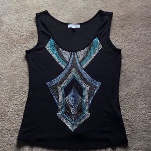 Blinged out Calvin Klein tank